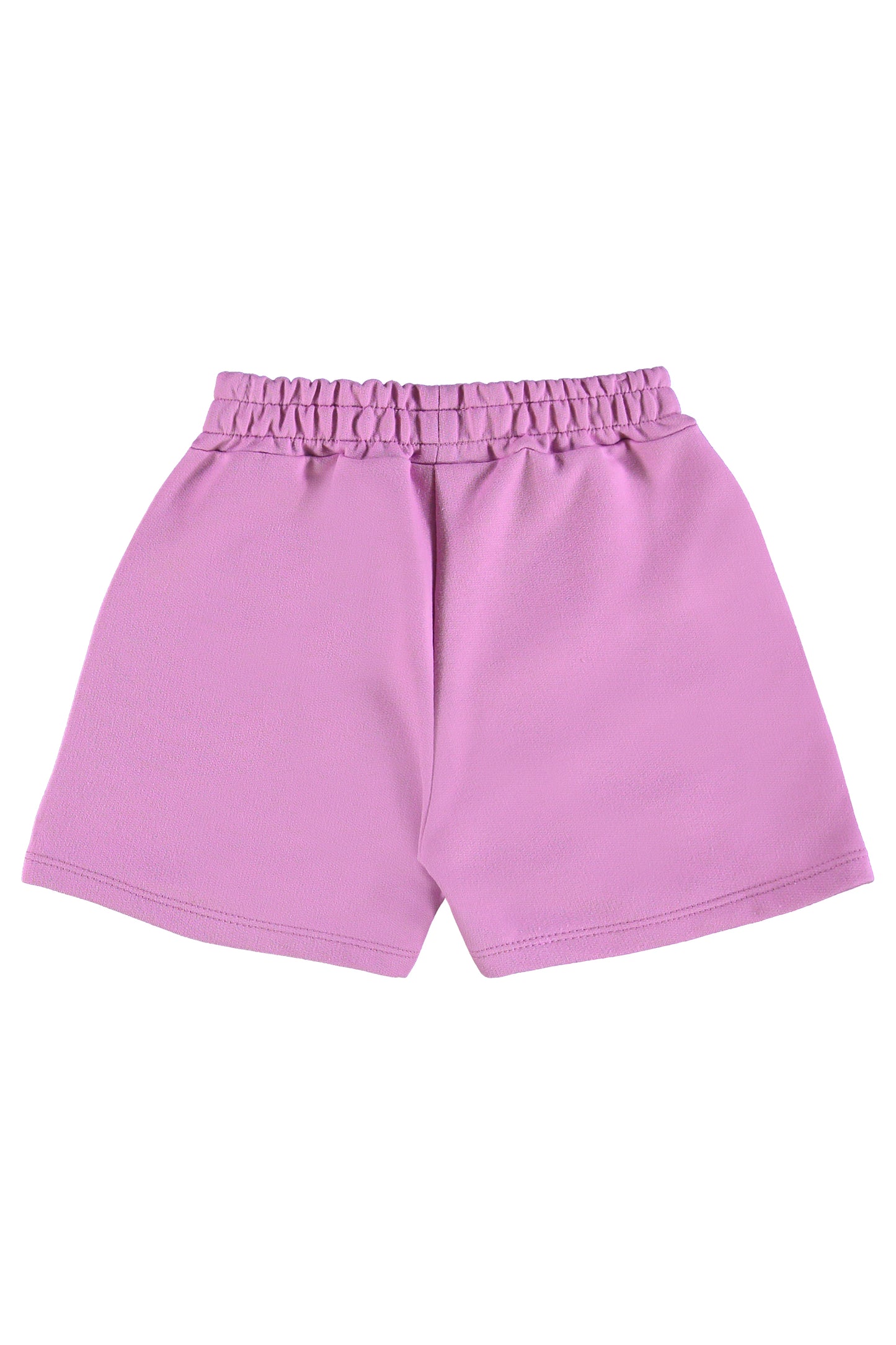 Purple Floral Crop & Sweat Skort