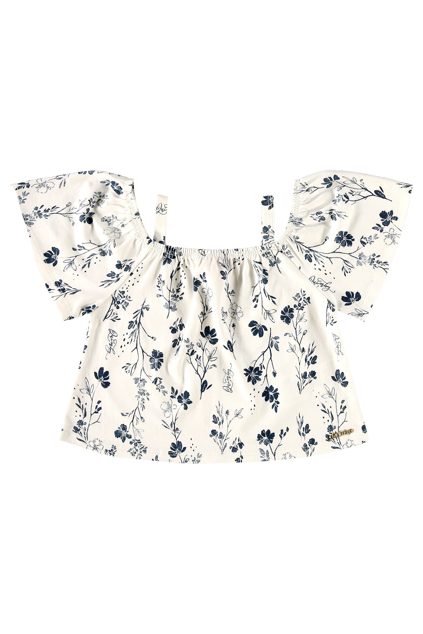 Floral Crop Top Top & Shorts