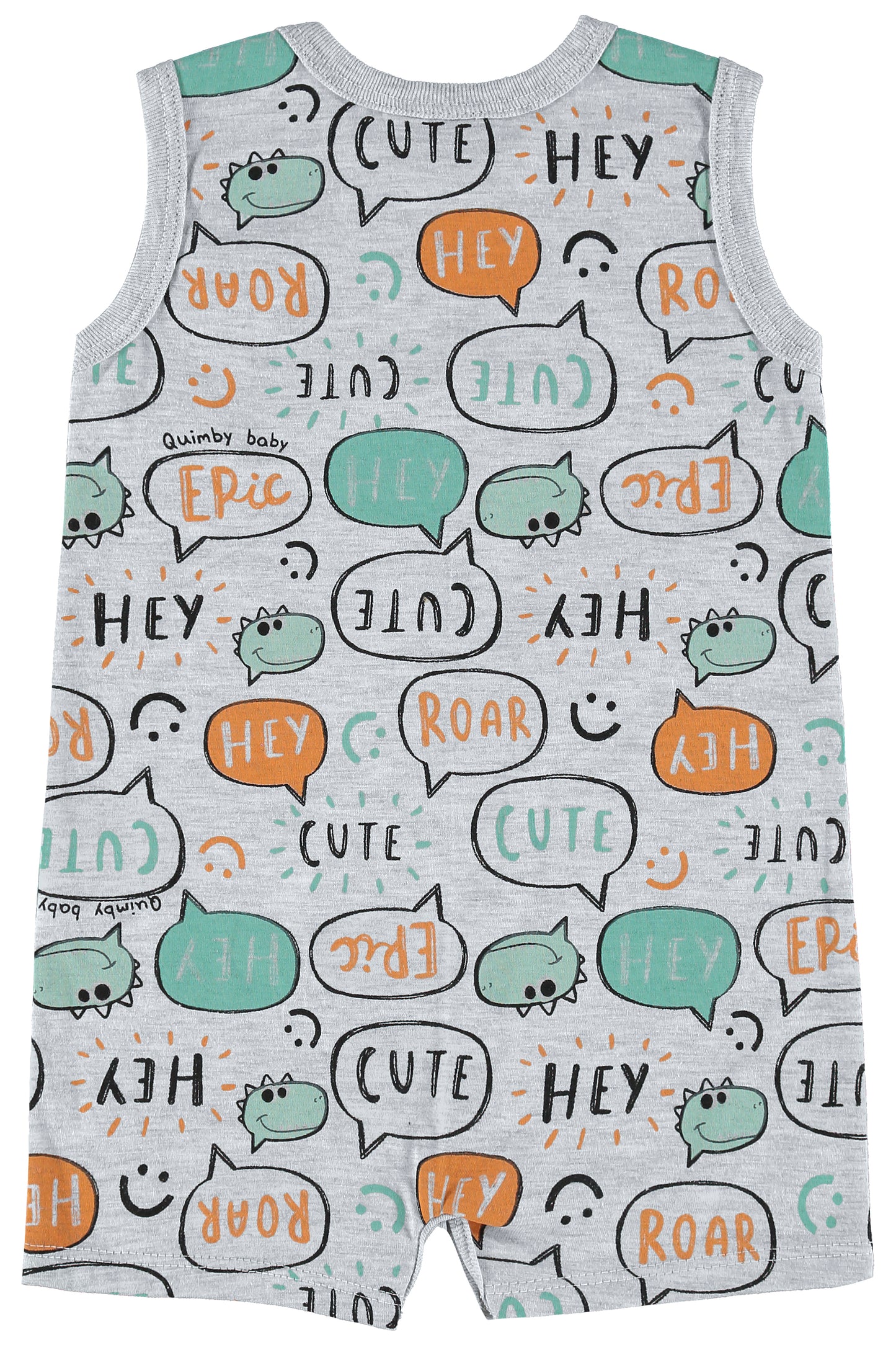 Sleeveless Word Romper