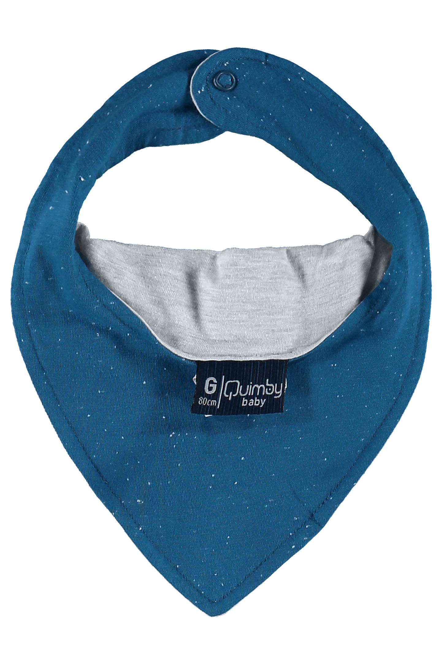 Chomp! Blue Print Bodysuit with Shorts & Bib