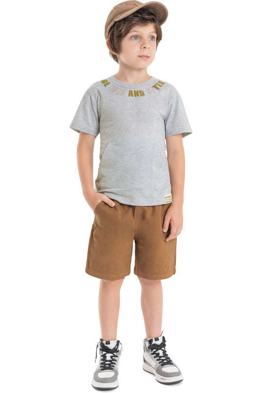 Be Epic & Style Tee & Twill Shorts