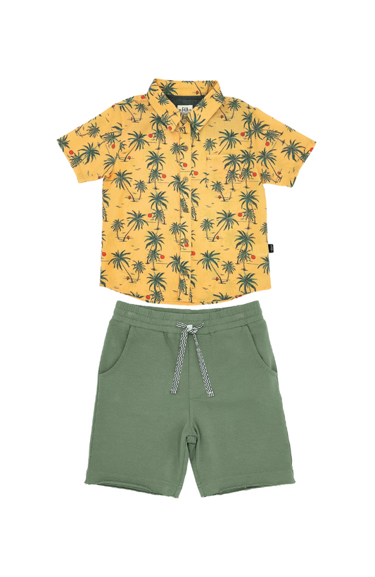 Sunset Tropics Shirt & Lowtide Shorts
