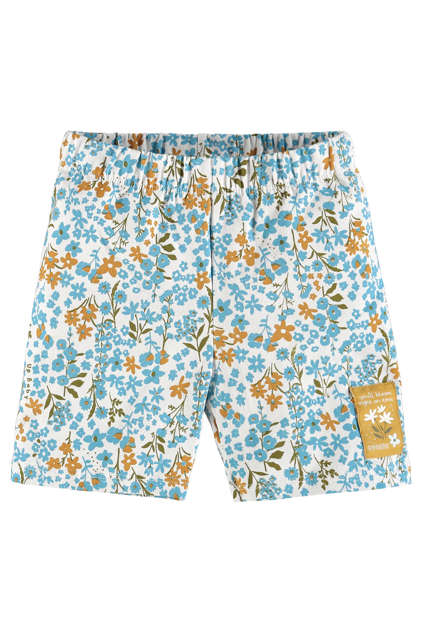 White Blouse & Floral Shorts