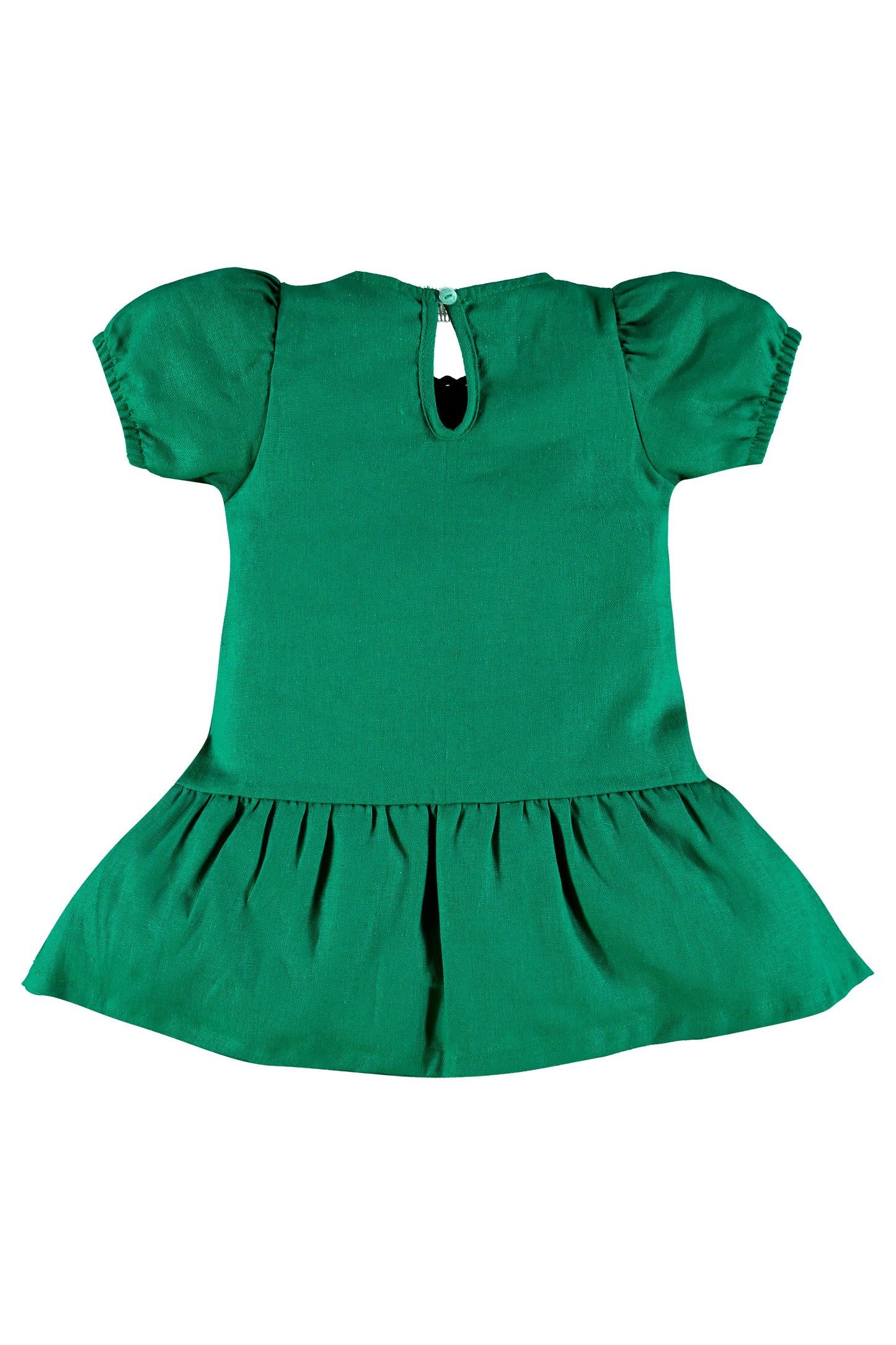 Green Linen Dress
