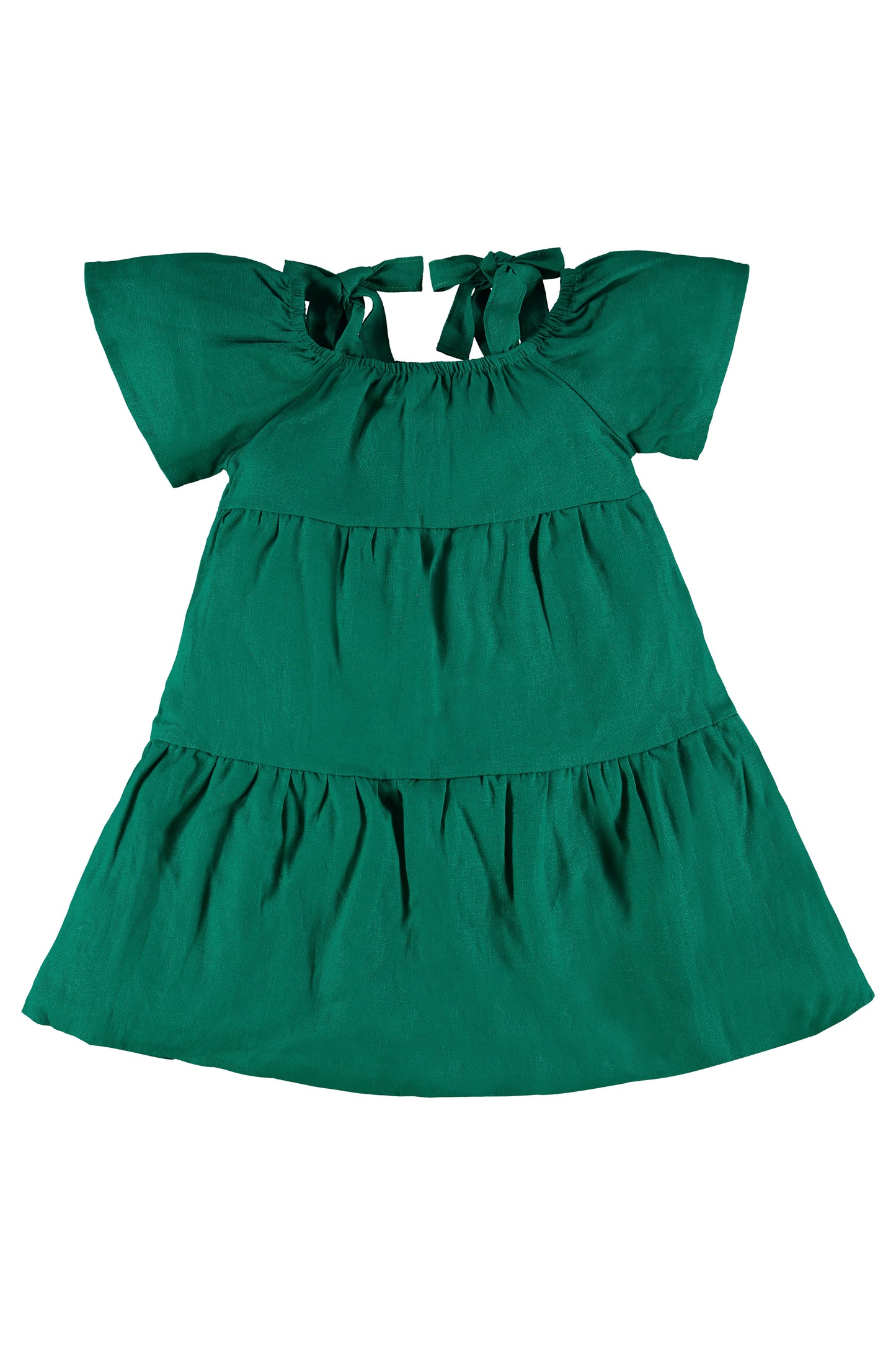 Off Shoulder Linen Dress