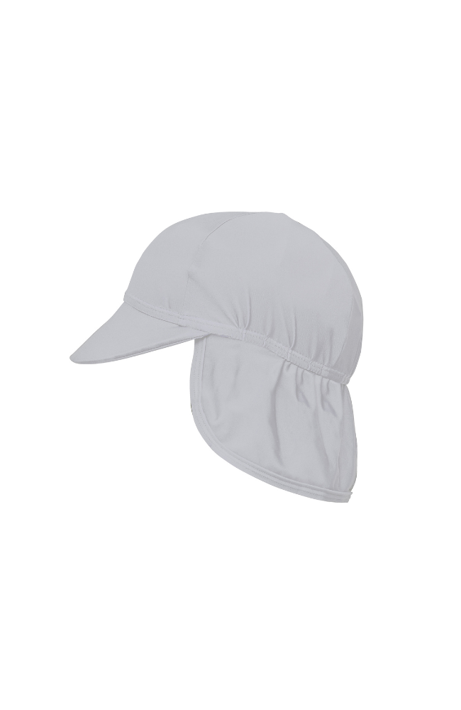 White Floating Flap Hat
