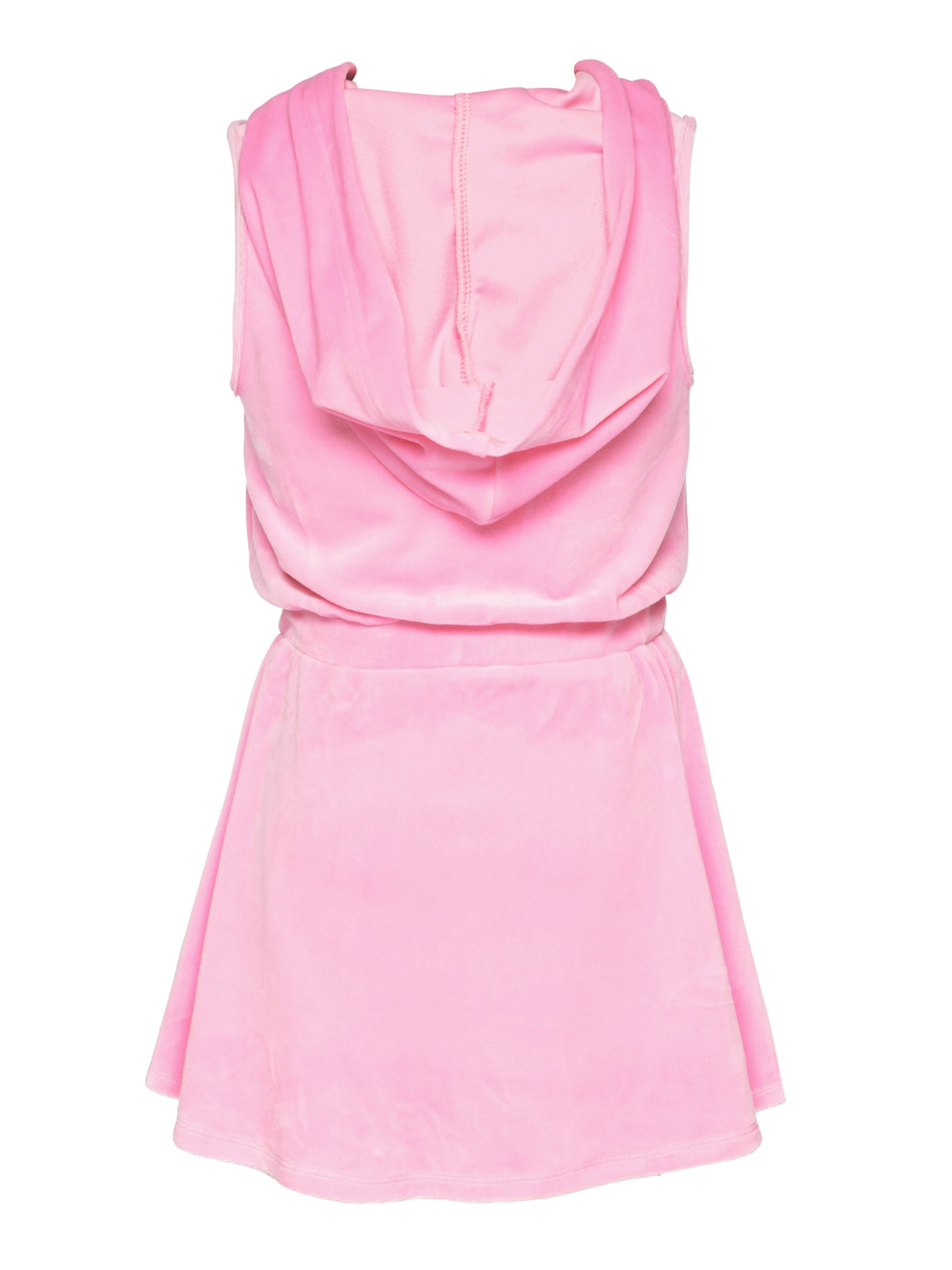 Hooded Velour Dress