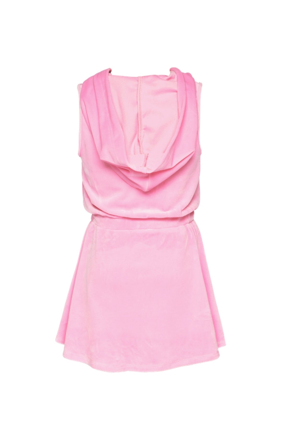 Hooded Velour Dress