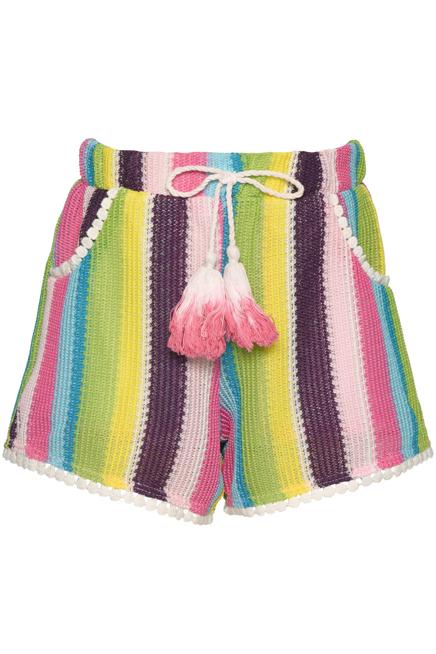 Stripe Peplum Top & Shorts