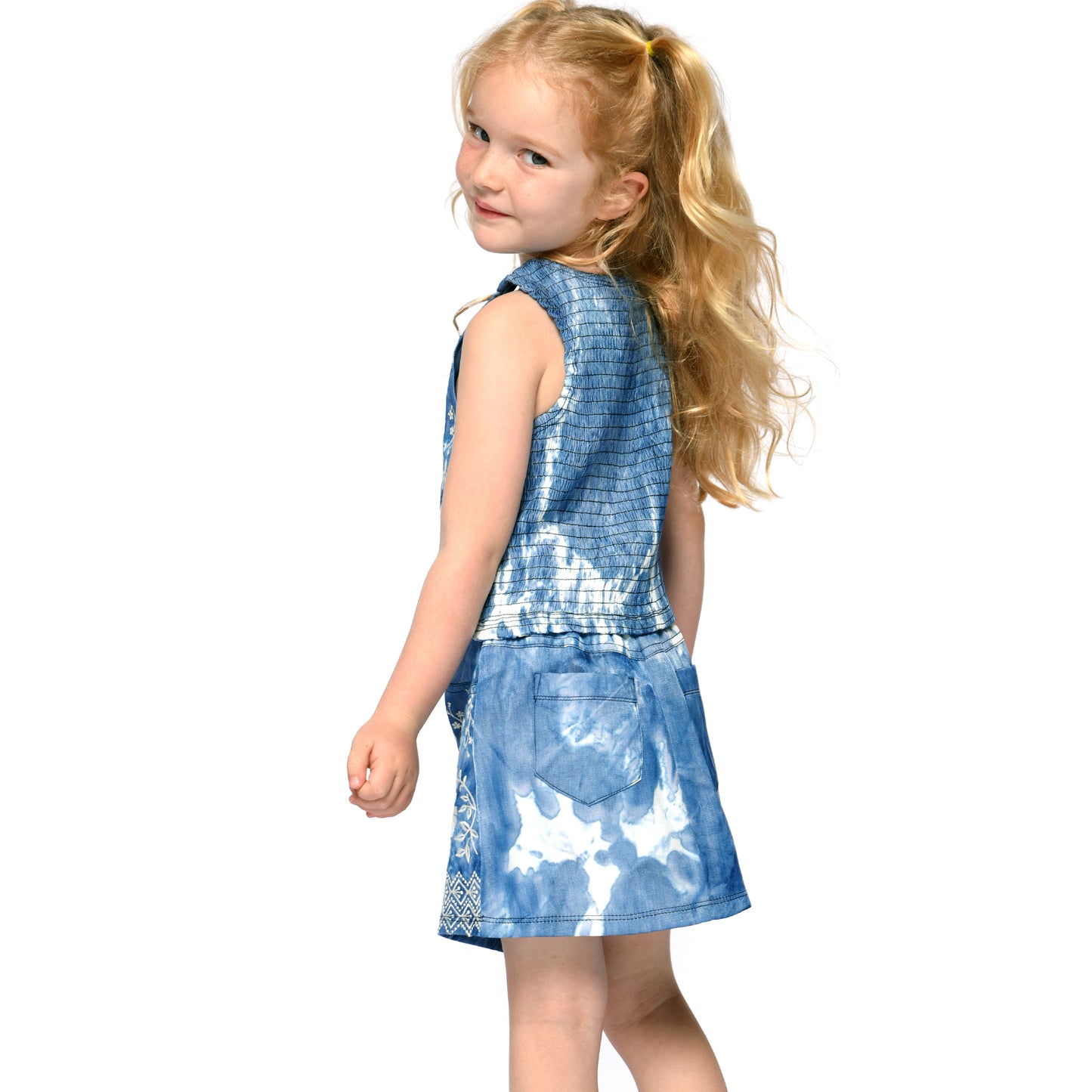 Embroidered Top & Matching Skirt