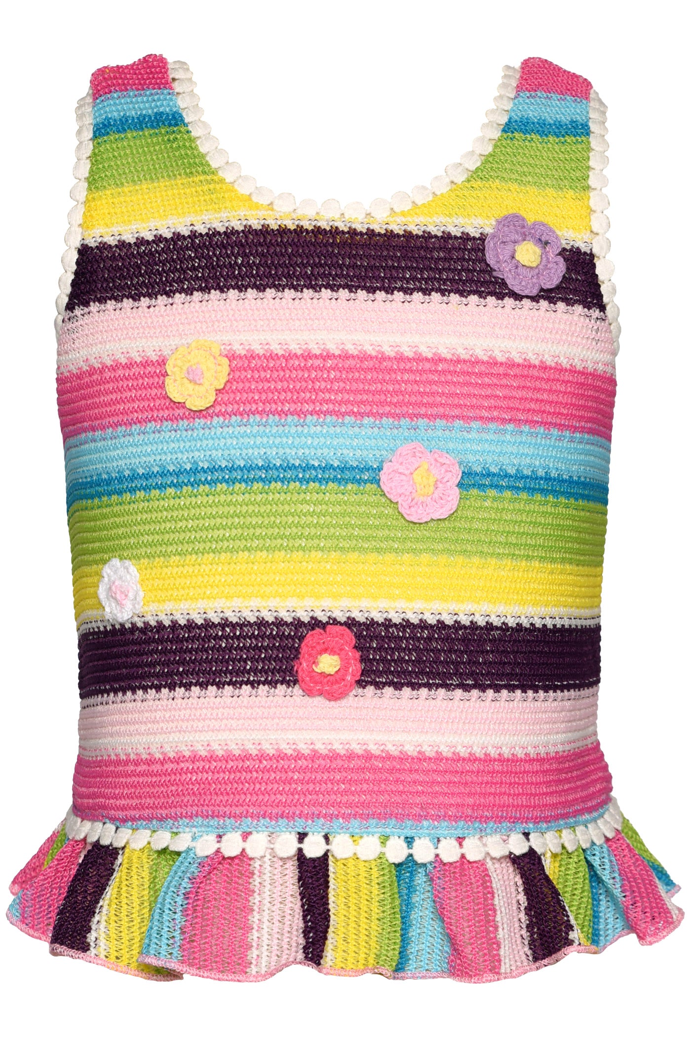 Stripe Peplum Top & Shorts