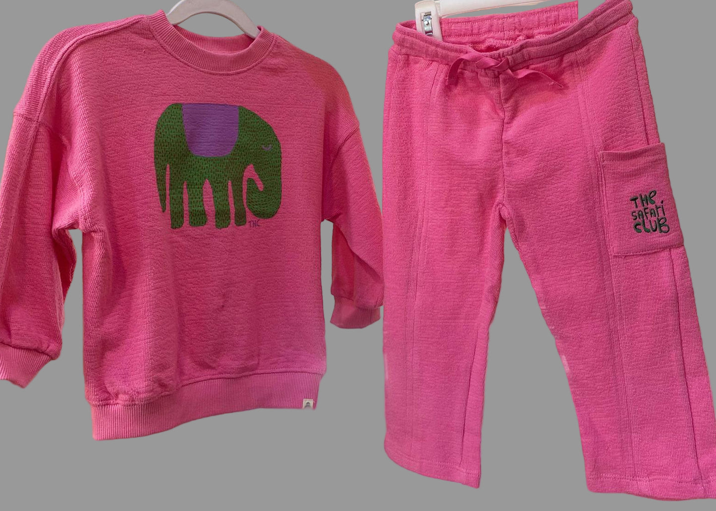 Sweater w/ Elephant print & The Safari Club Pants