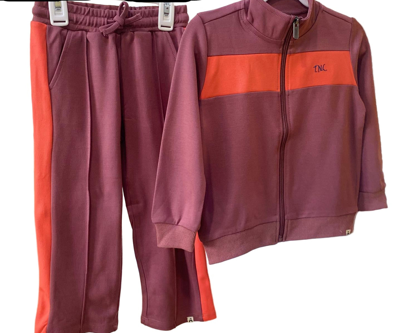 Full Front Zipper Sweater & Knitted Pants