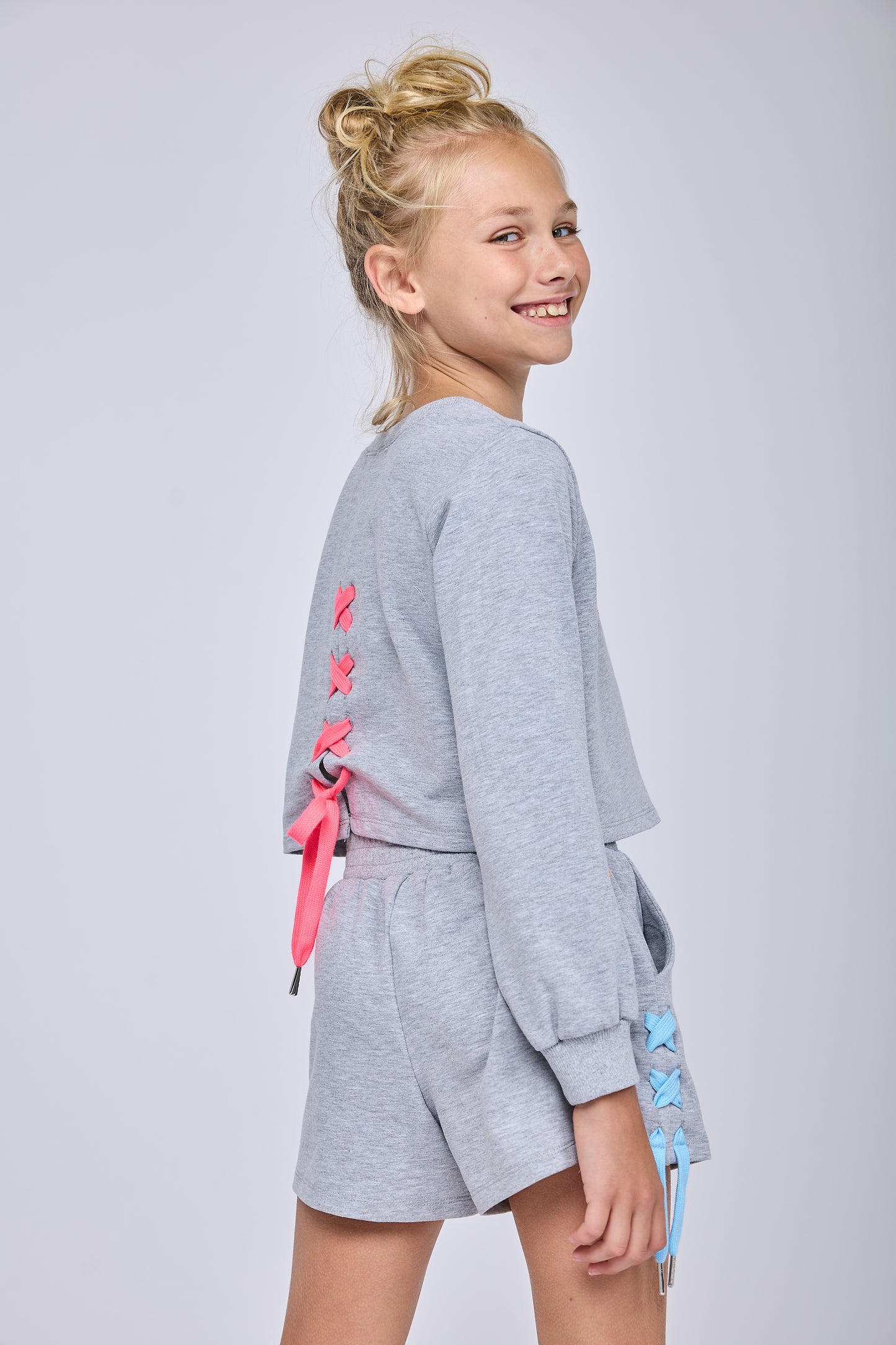 Ribbon Sweatshirt Set
