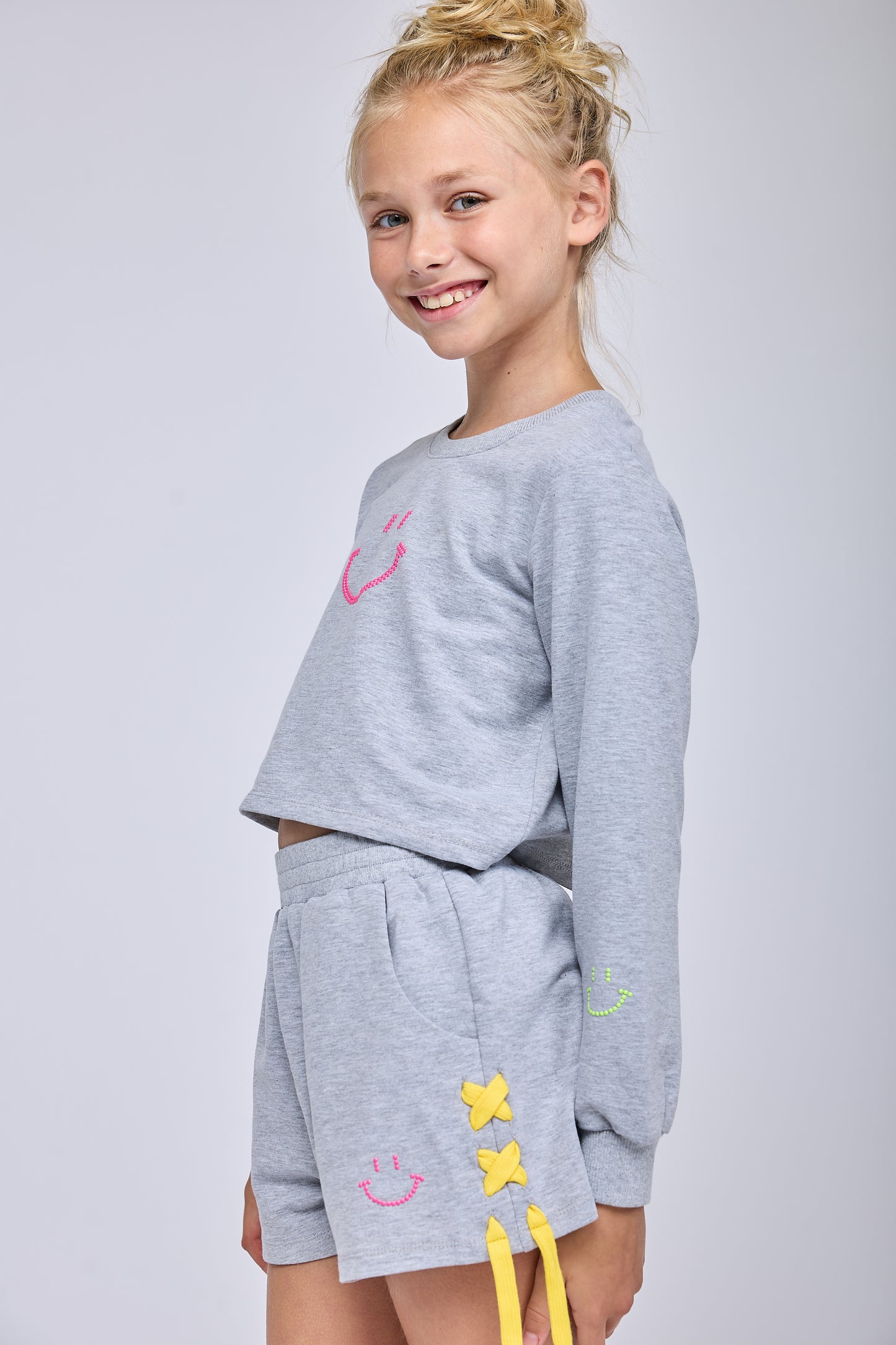 Ribbon Sweatshirt Set