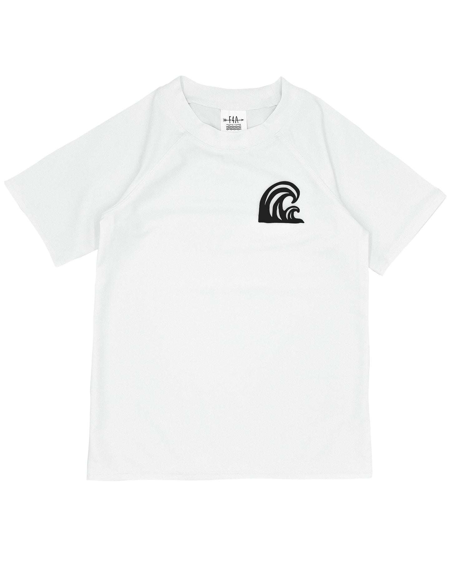 Coastal Stripe Swim Shorts & Rashguard in White