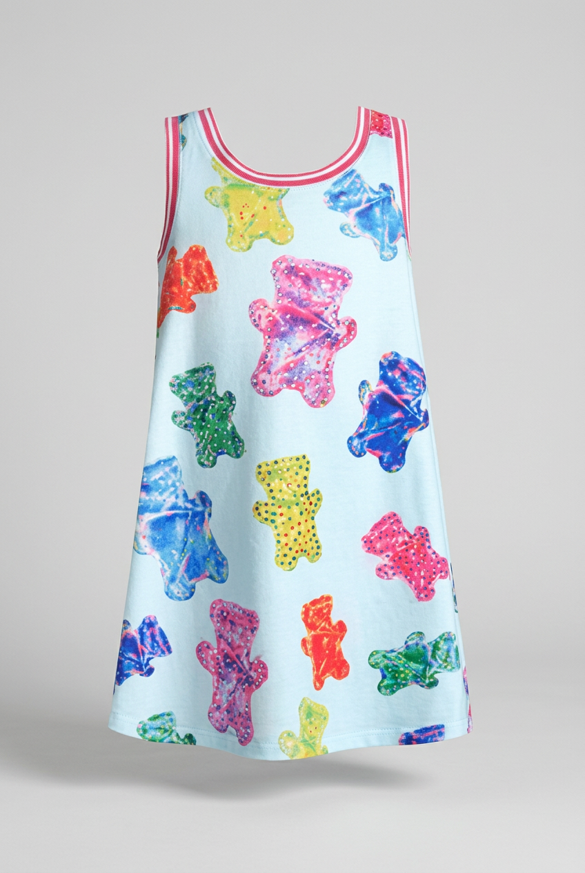 GUMMY BEAR PRINT DRESS