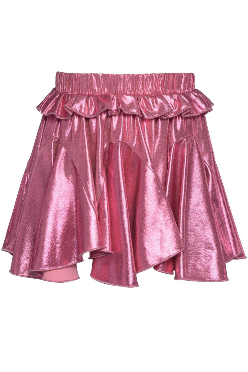 Love Top & Metallic Skater Skirt