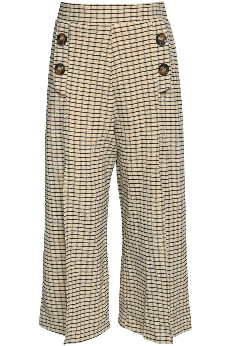 Crop Top & Plaid Pants