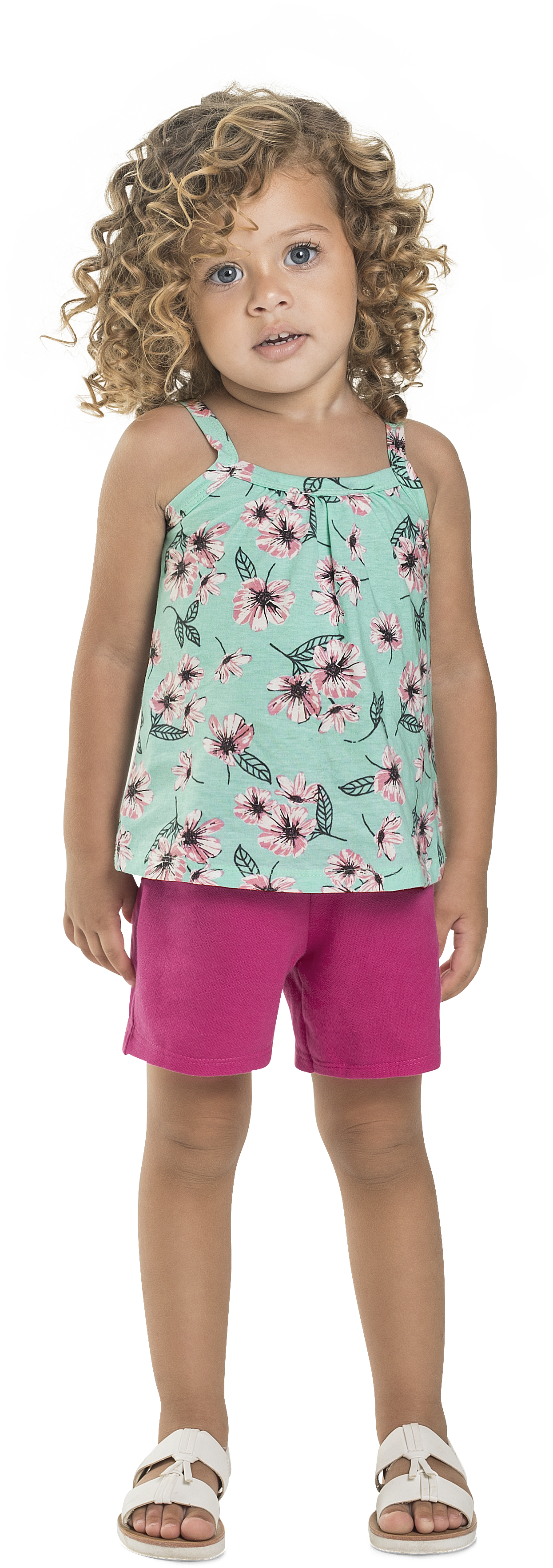 Floral Tank & Sweat Shorts