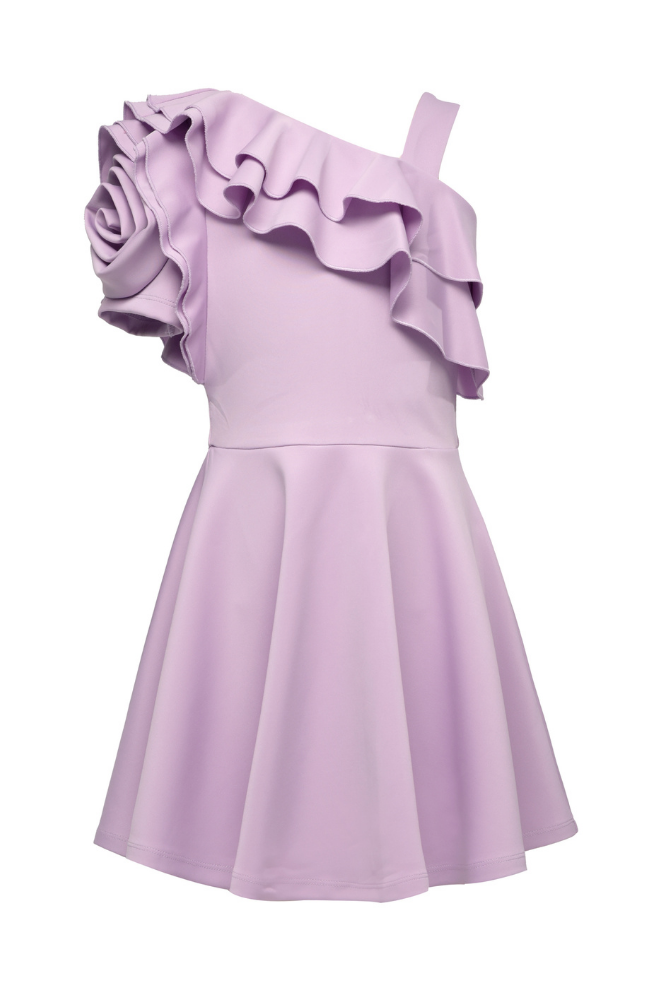 3D Flower Symmetrical Dress