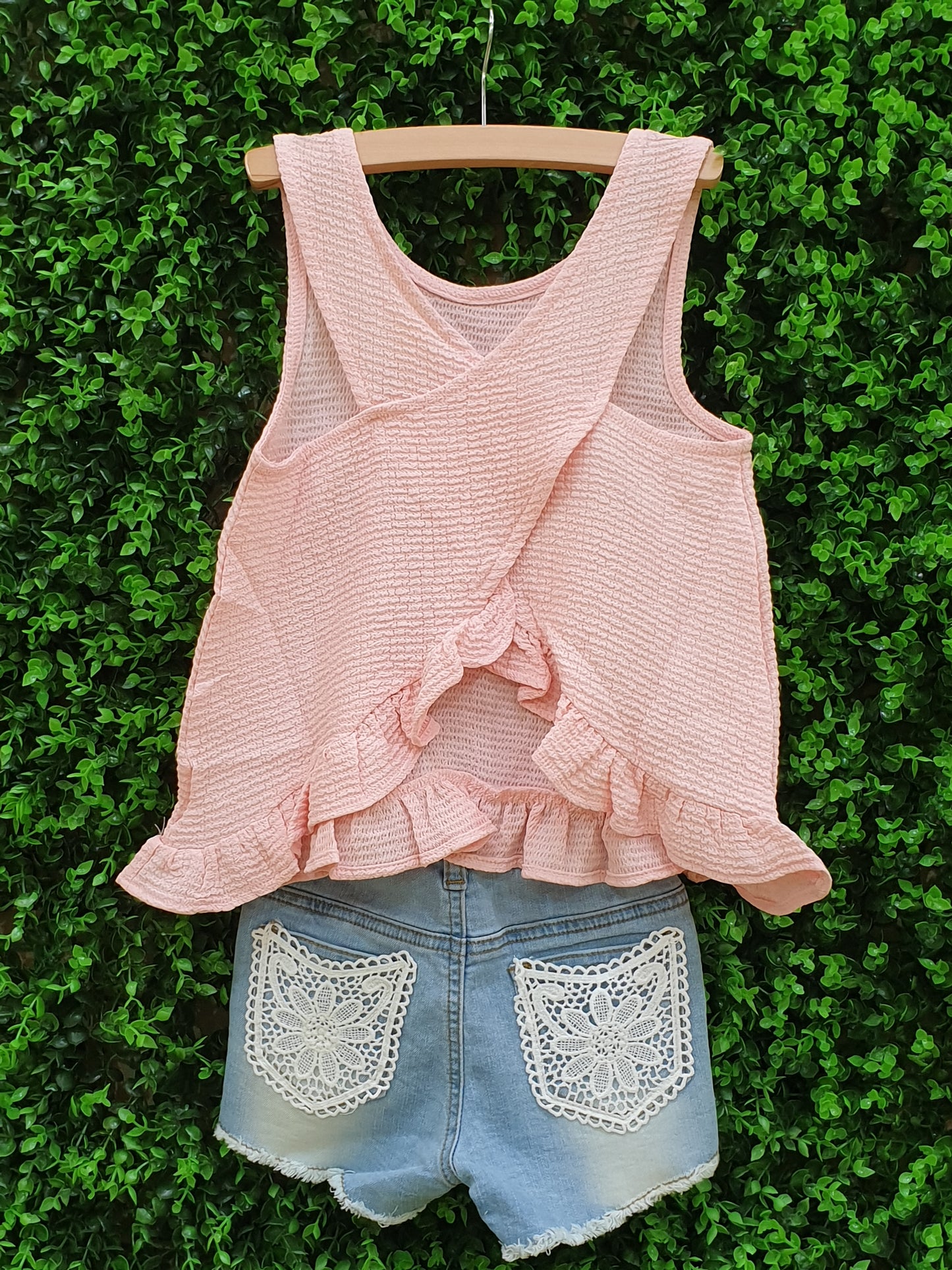 Crossback & Lace Set