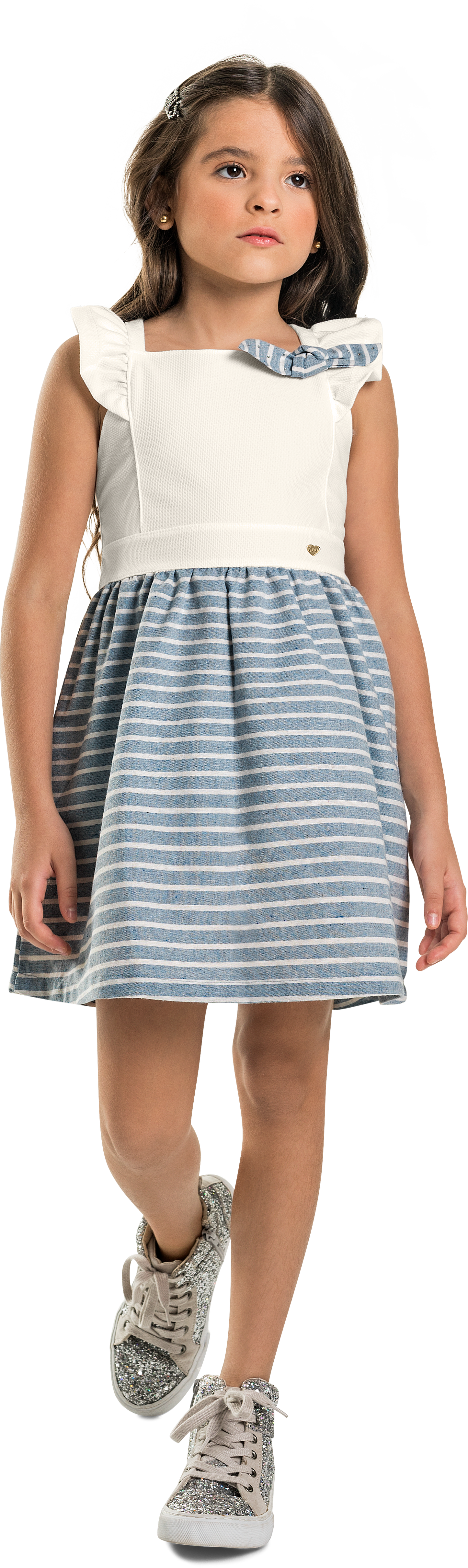 Denim Pinafore Dress