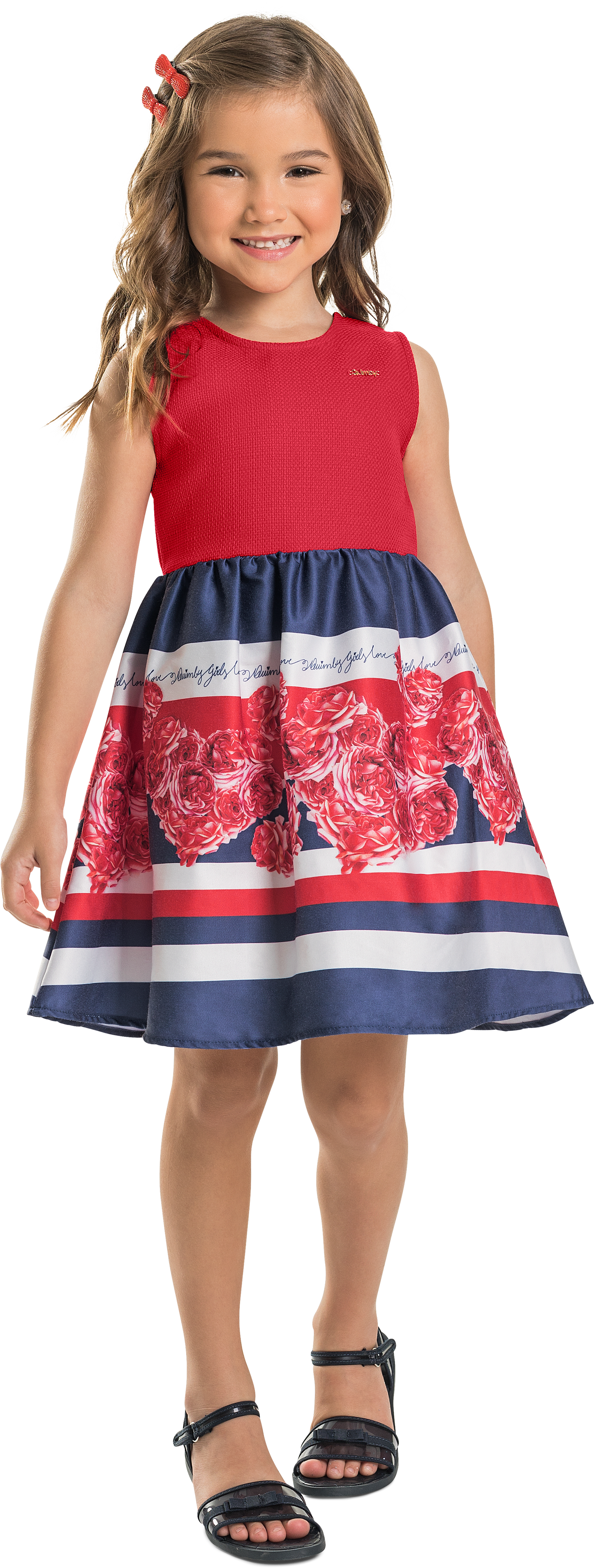 Woven Rose Dress