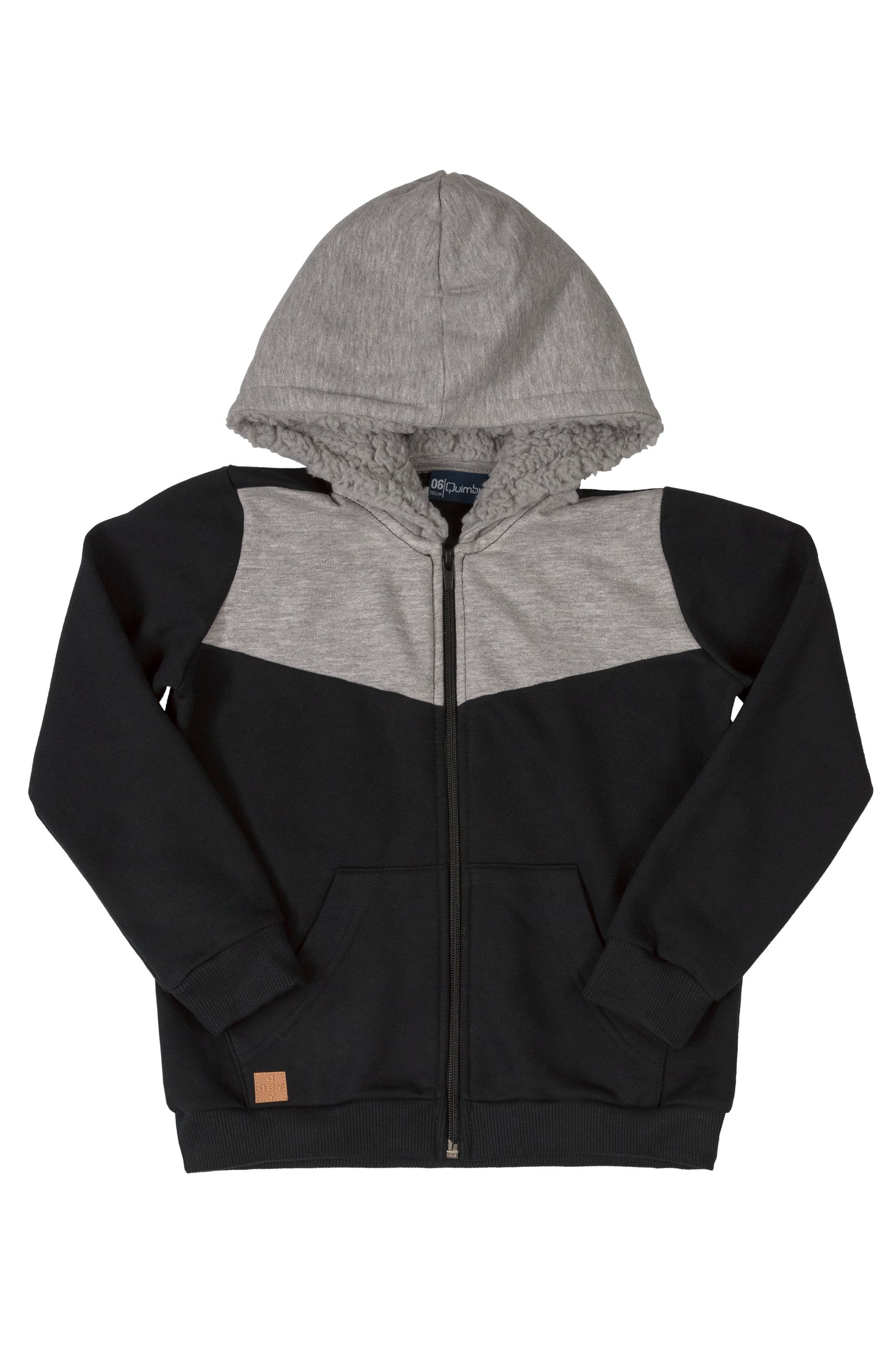 Color Block Hooded Jacket