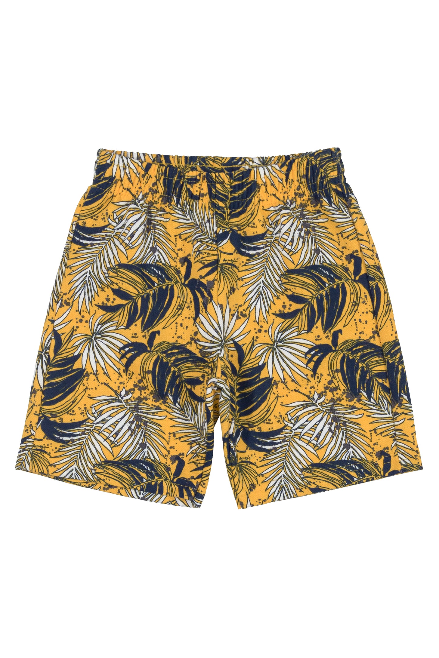 Legend T-Shirt & Leafy Shorts in Yellow