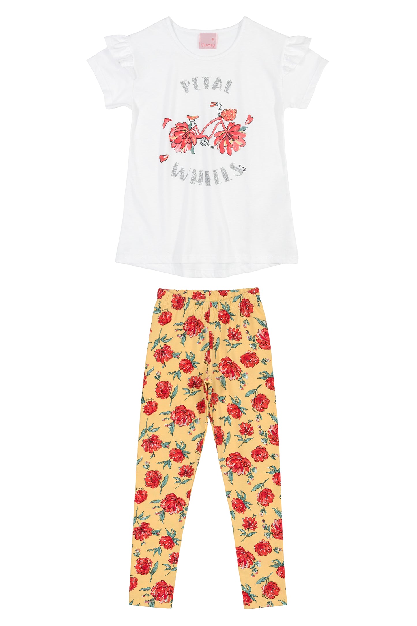 Petal Top & Floral Leggings