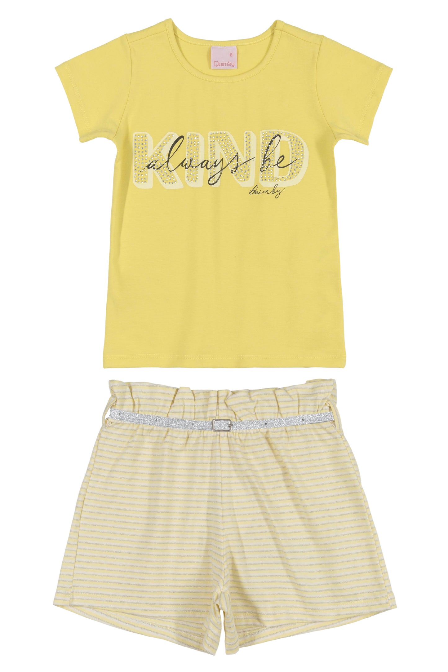 Always Be Kind Top & Belted Shorts