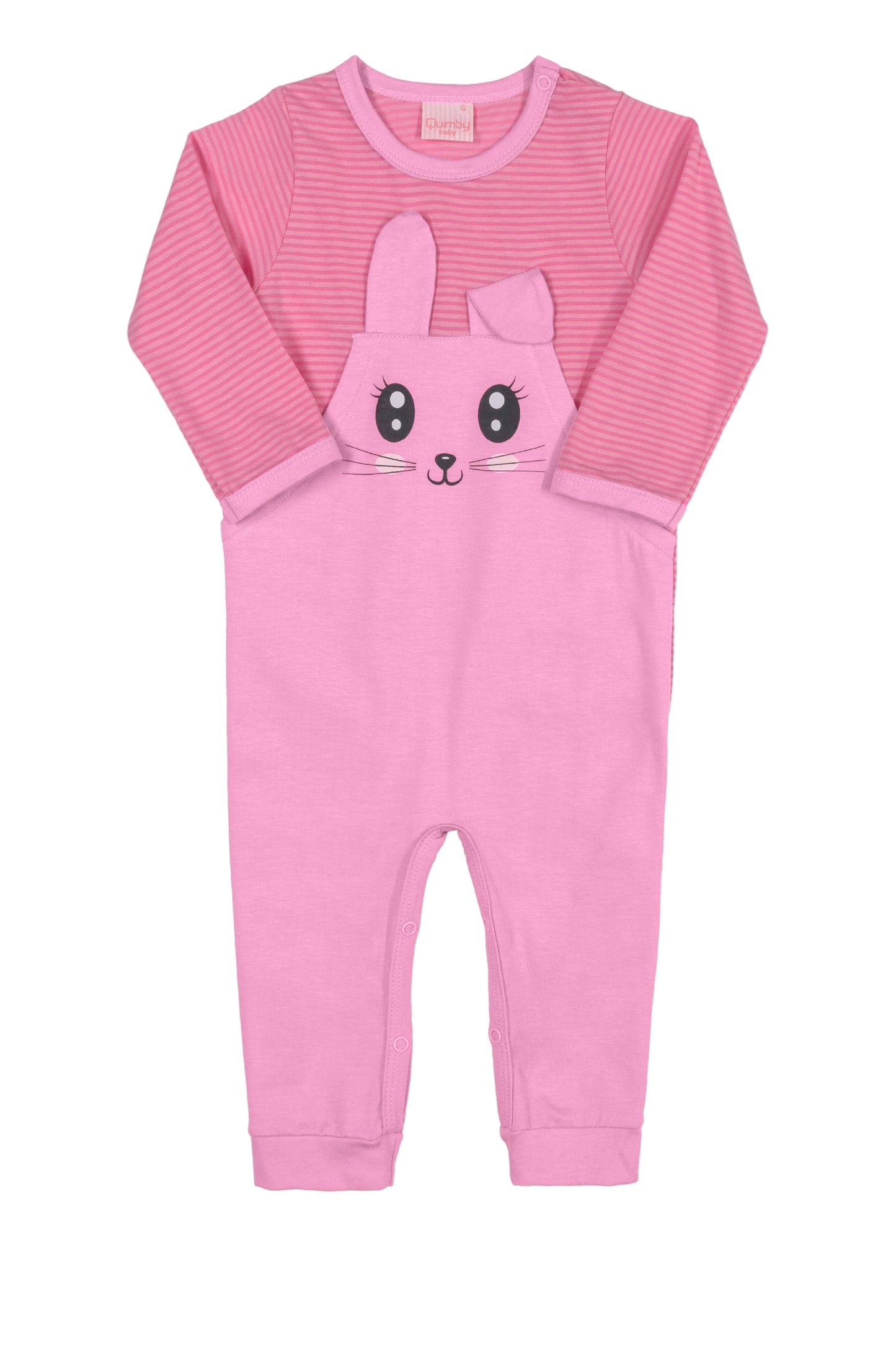 Bunny Romper In PInk