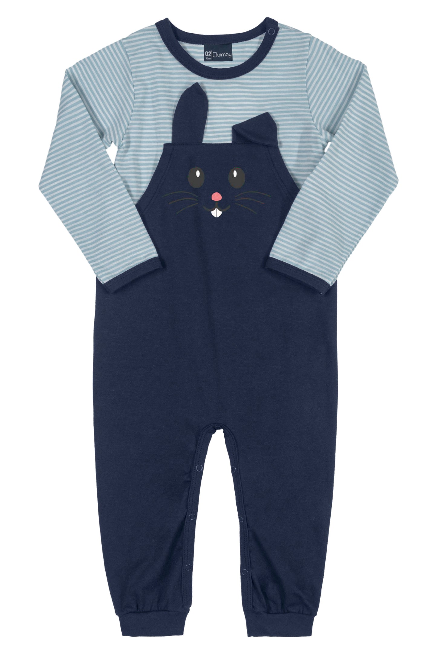 Bunny Romper in Blue