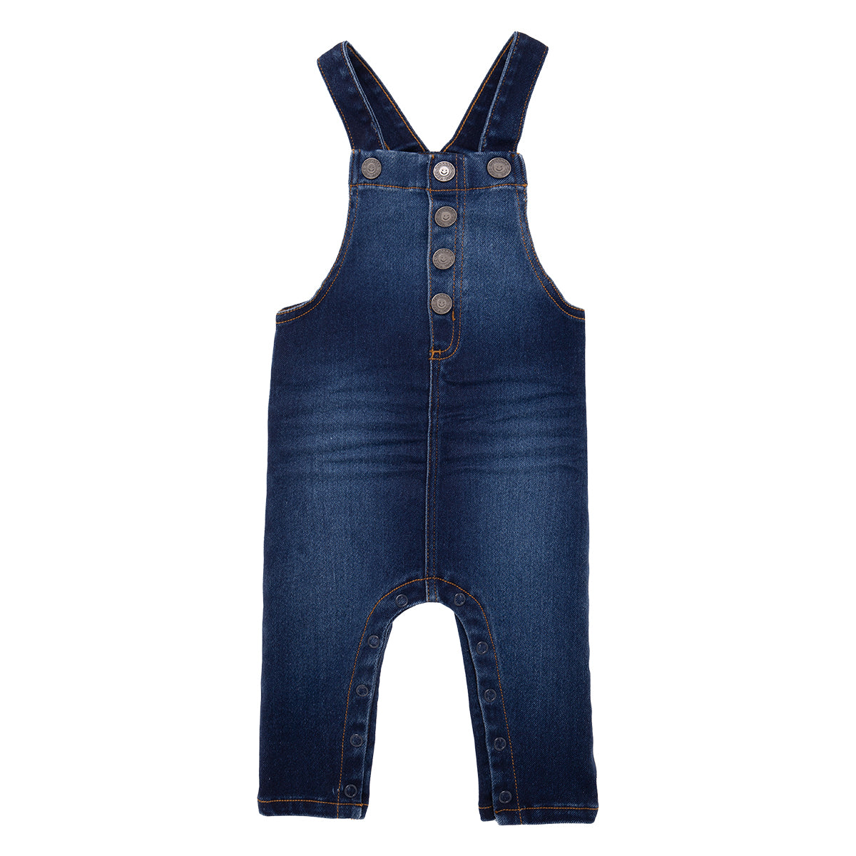 Shapes Bodysuit & Denim Overalls