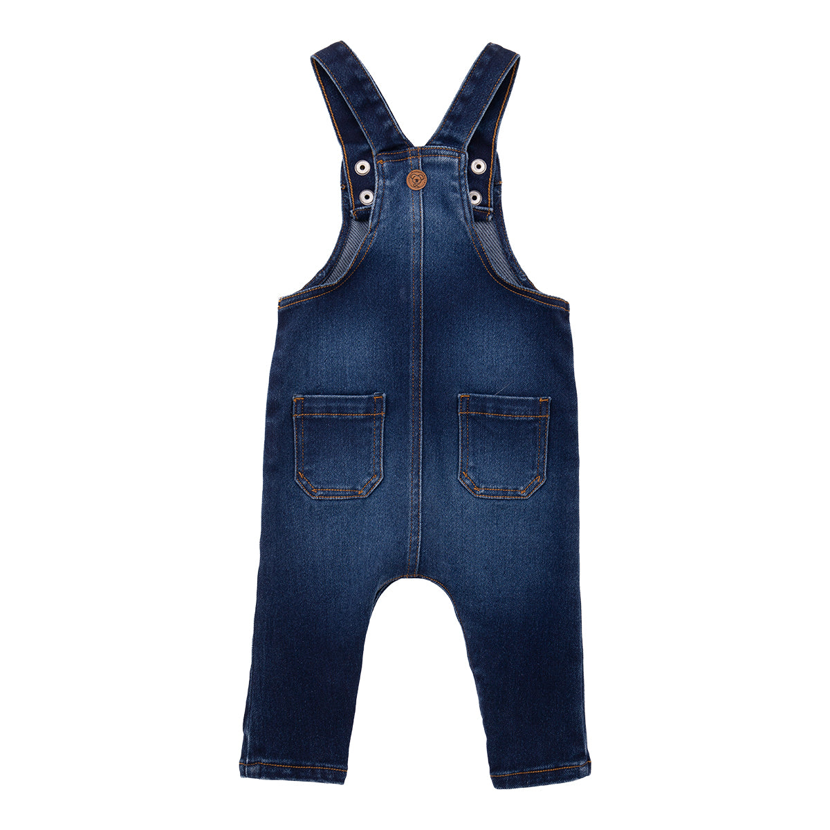 Shapes Bodysuit & Denim Overalls