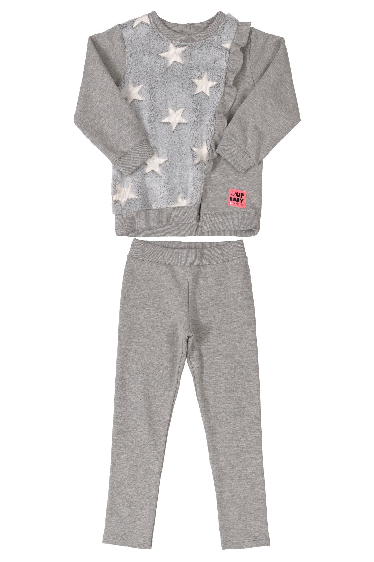 Ruffle Star Sweatshirt & Sweat Leggings