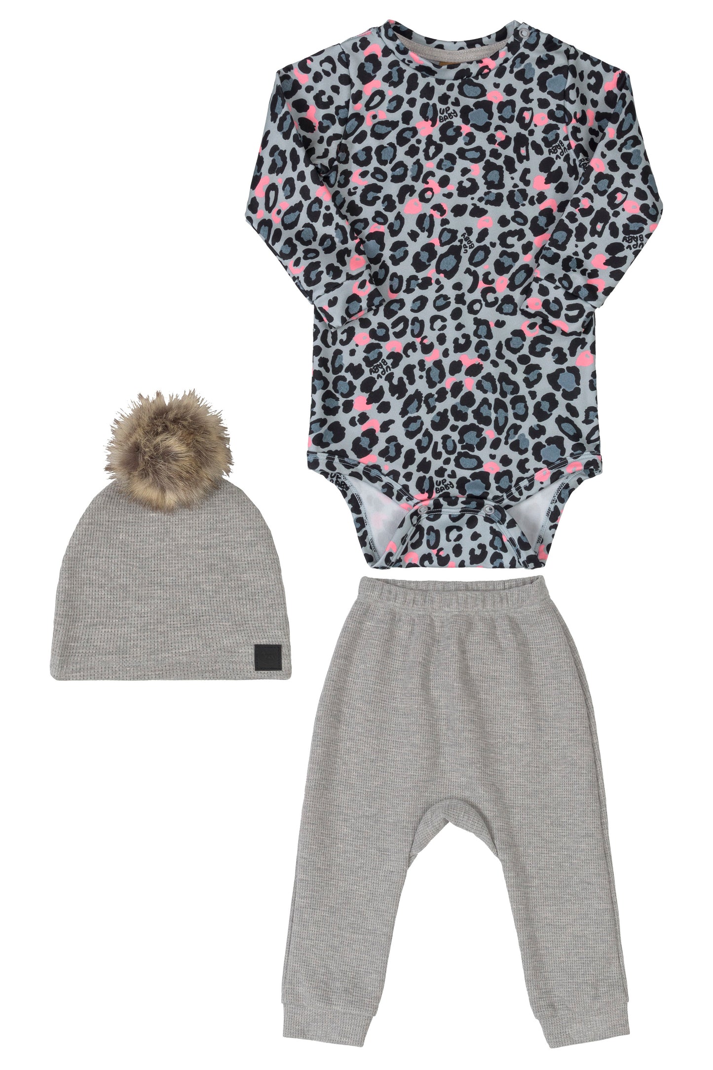 Blue Leopard 3 Piece Set