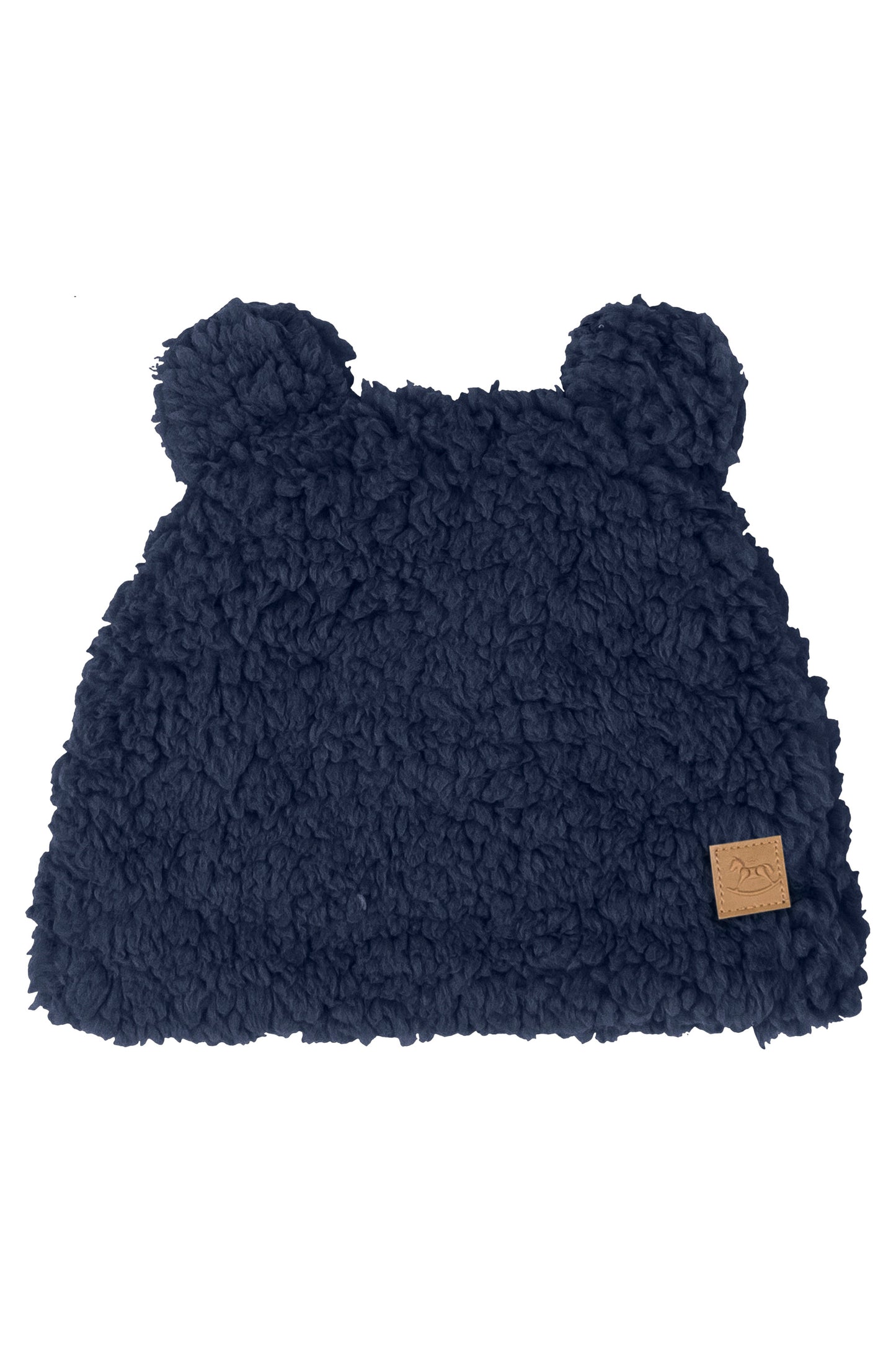 Plush Beanie in Navy