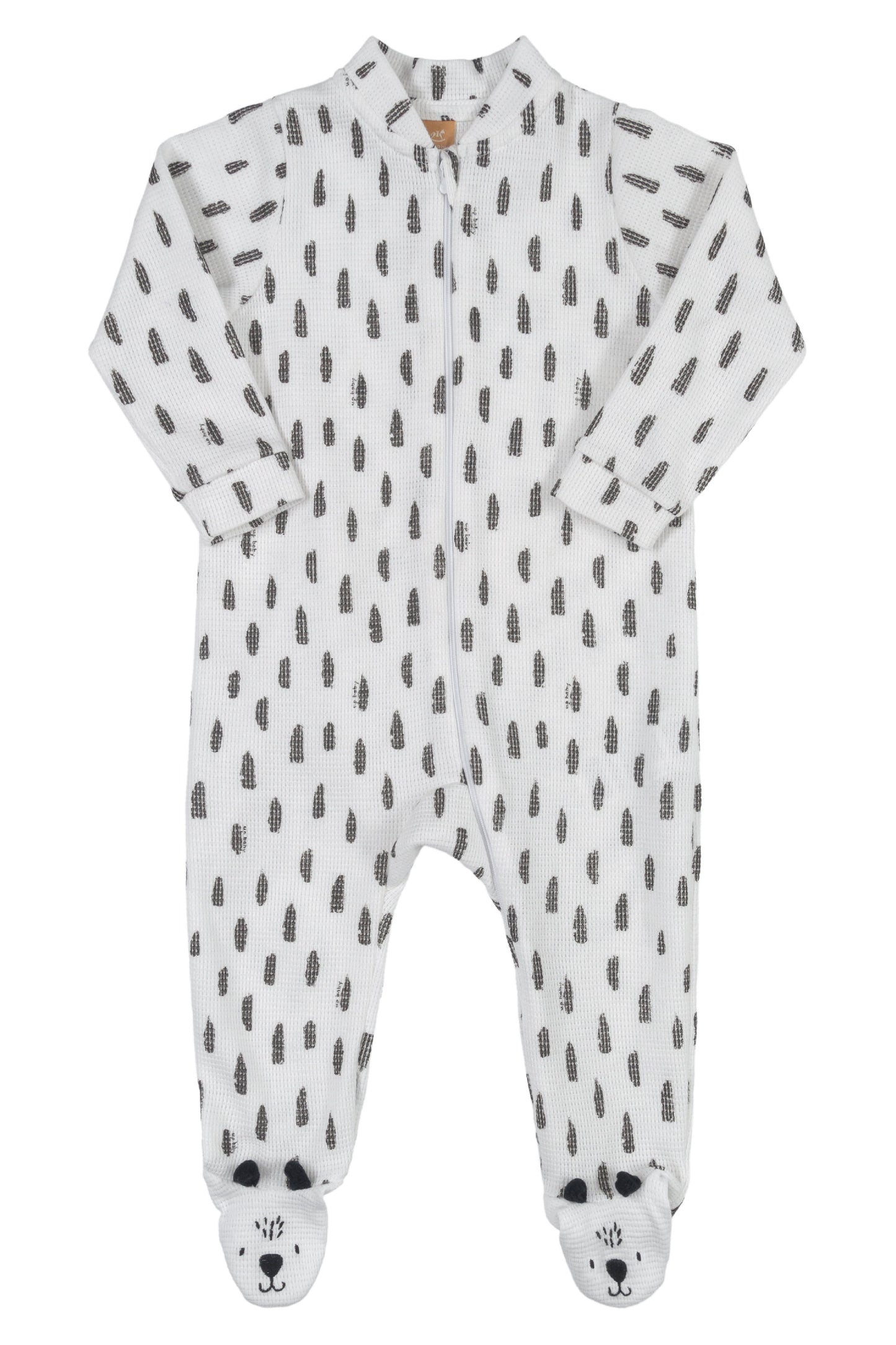 Panda Ribbed Playsuit