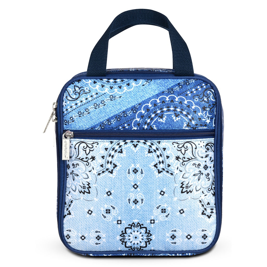 Bandana Denim Backpack & Lunch Tote