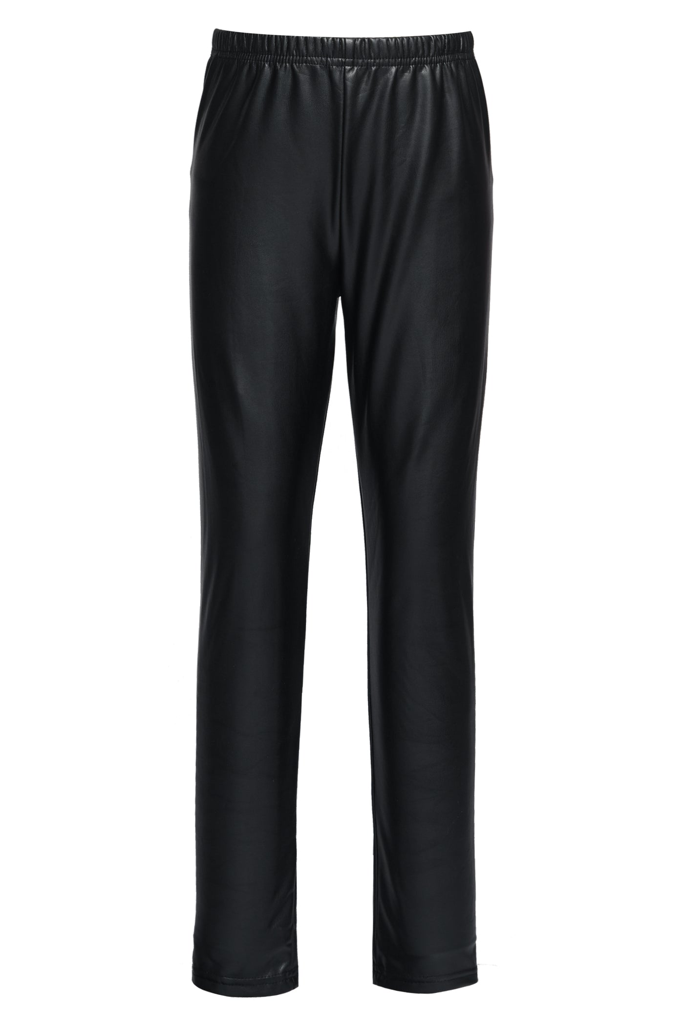 Faux Fur Star Sweater & Faux Leather Leggings