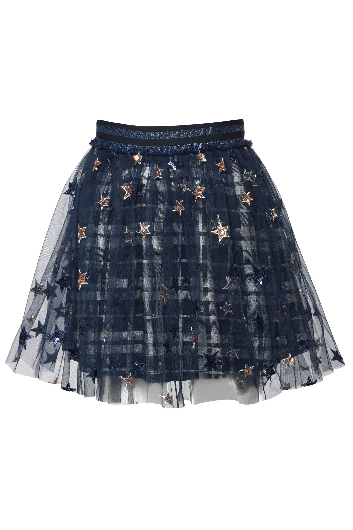 Cowl Neck Sweater & Sequin Star Skirt