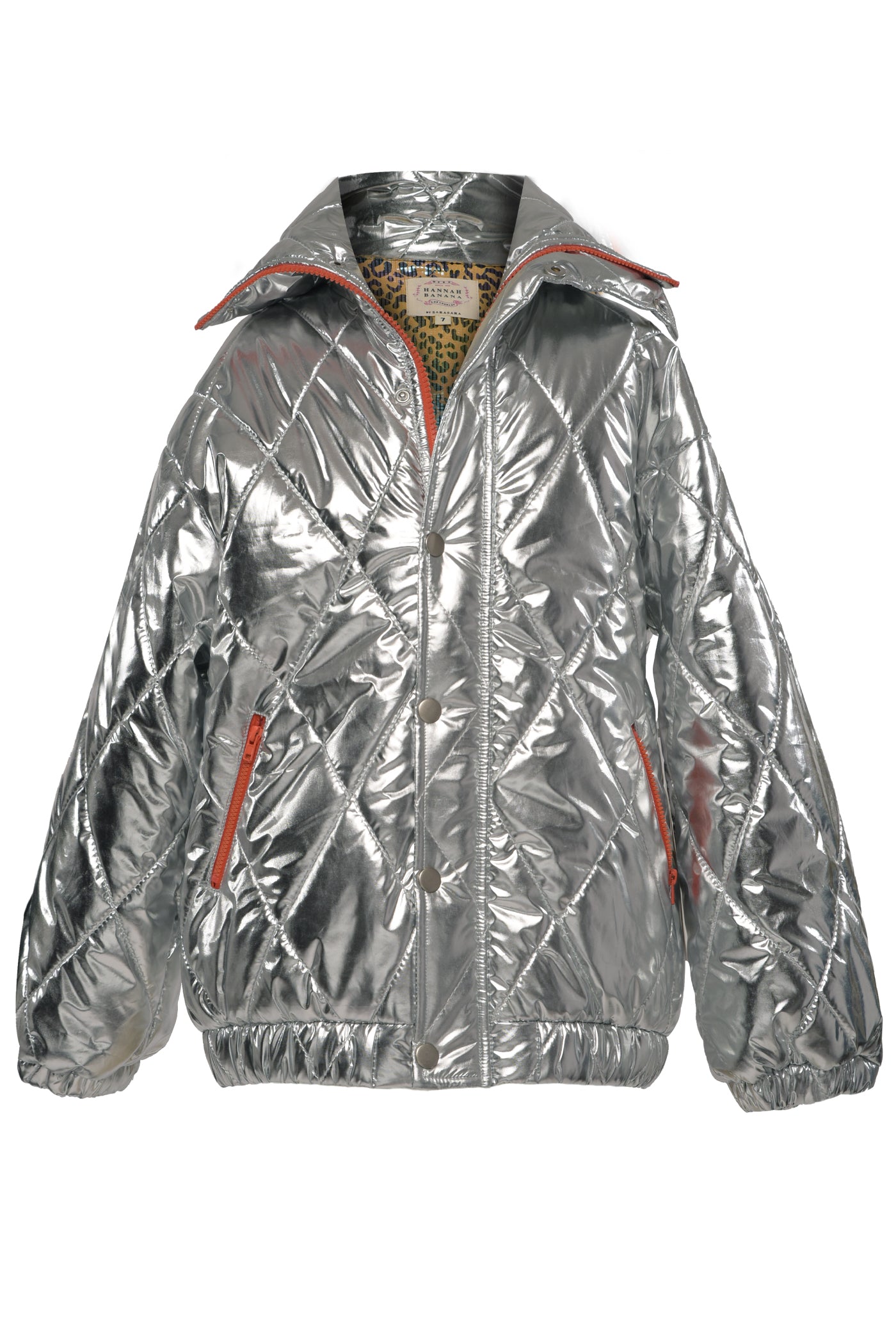 Metallic Puffer Jacket