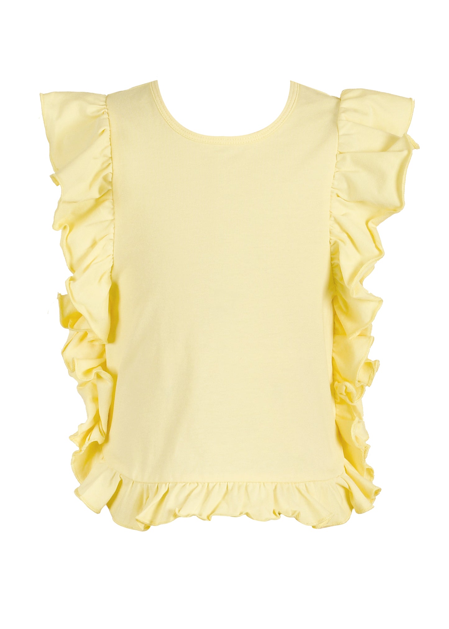 Yellow Ruffle Tunic & Gypsy Leggings