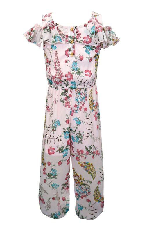 Floral Pink Jumpsuit