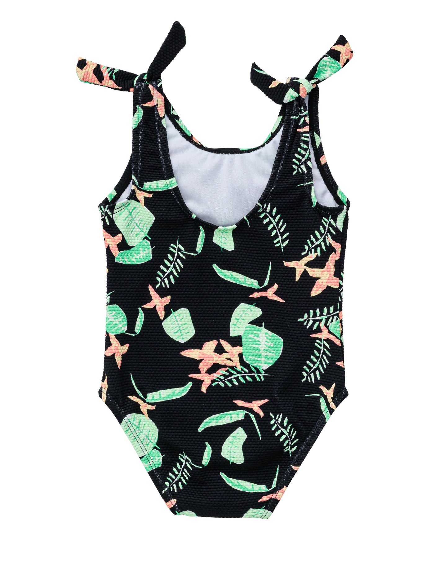 Neon Rainforest Tie Swimsuit (Sustainable)
