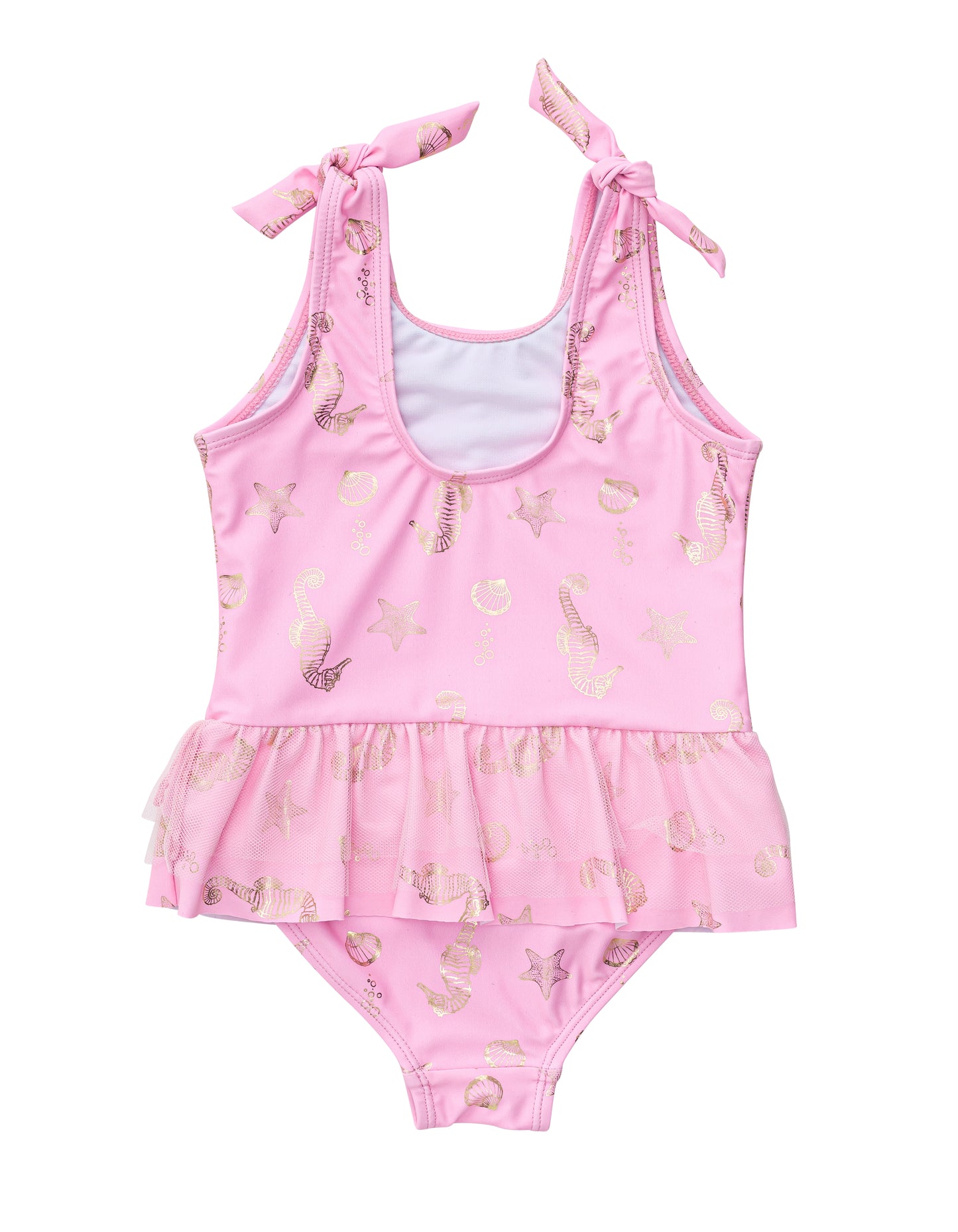 Seahorse Sparkle Skirt Swimsuit