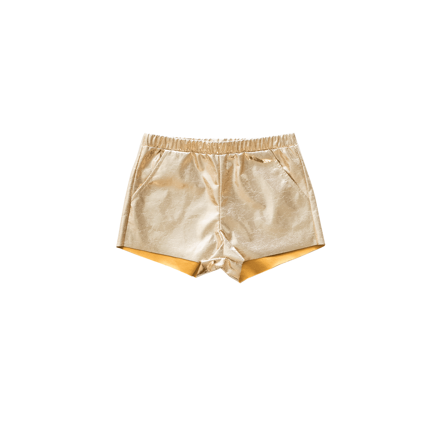 Charlize Tank & Gold Shorts