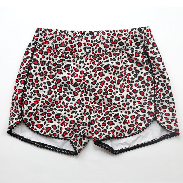Embroidered Tank & Leopard Shorts